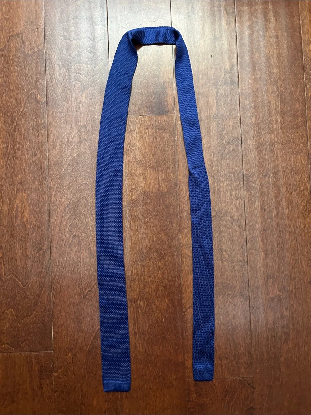 Banana Republic 100% Silk Classic Navy Knit Tie
